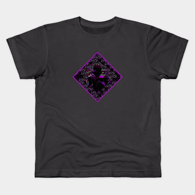 Error… Error… Error…. - Glitch from Roblox Doors Kids T-Shirt by Atomic City Art